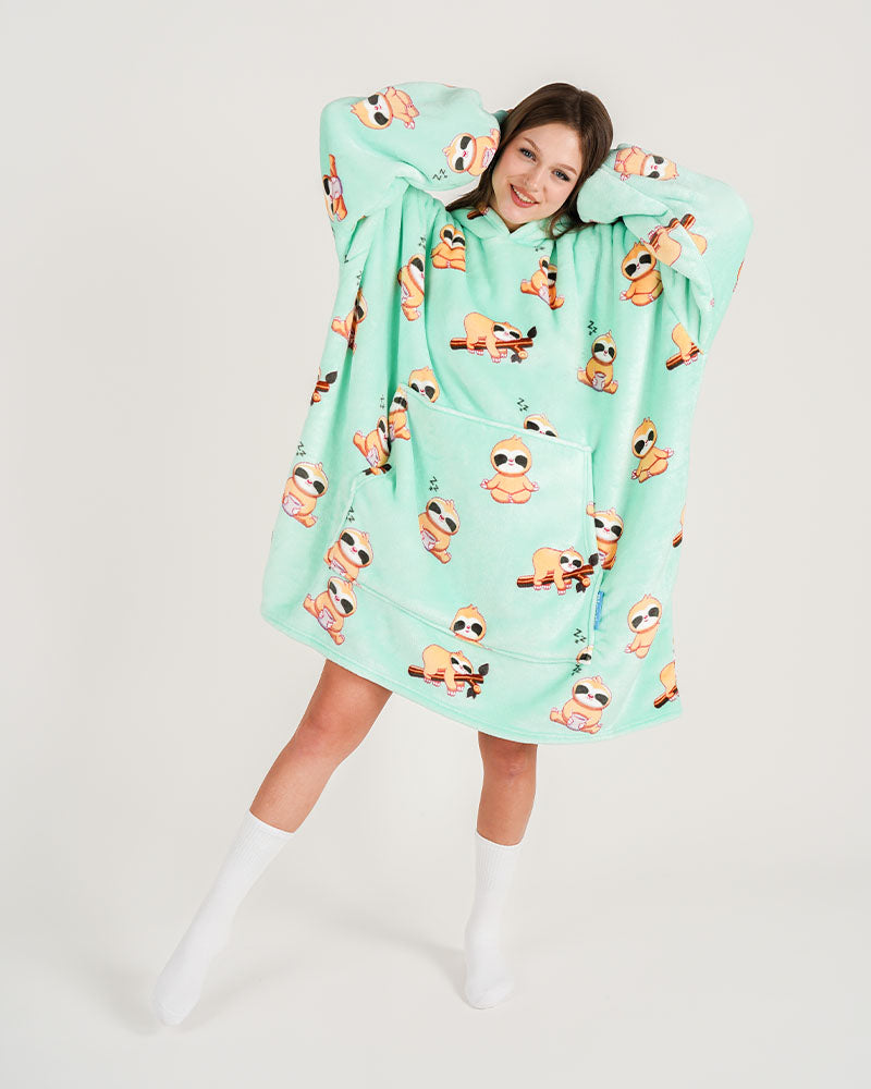 ciepła kocobluza bluza koc Bloozie leniwiec