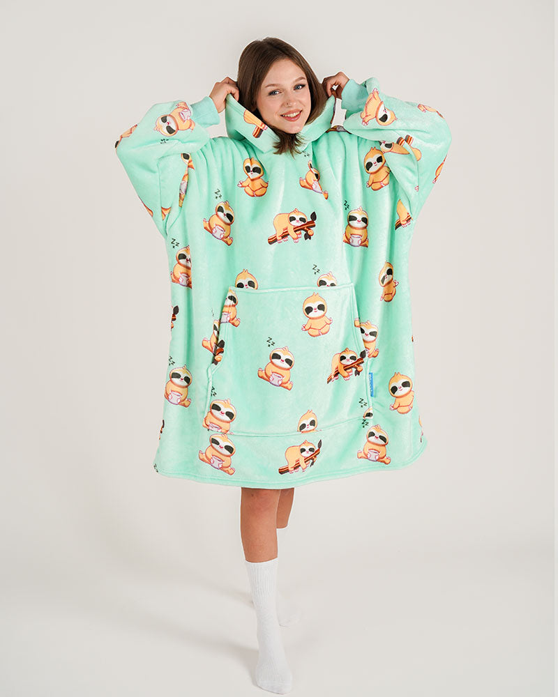 ciepła kocobluza bluza koc Bloozie leniwiec