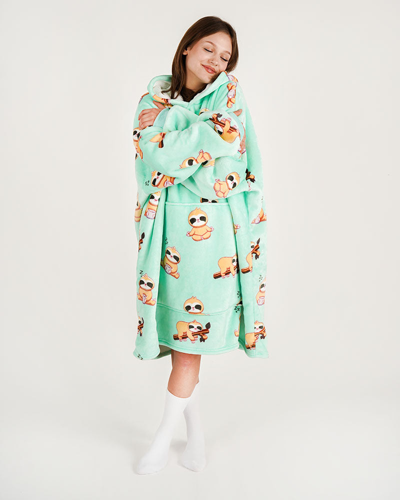 ciepła kocobluza bluza koc Bloozie leniwiec