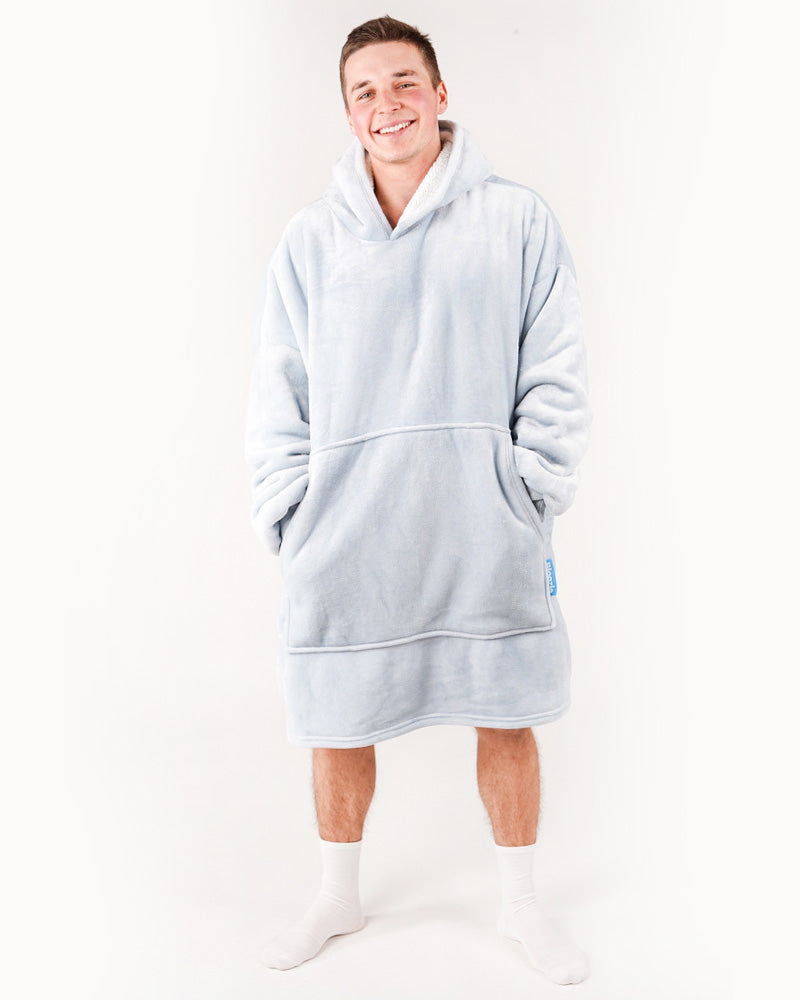 ciepła kocobluza bluza koc Bloozie szara