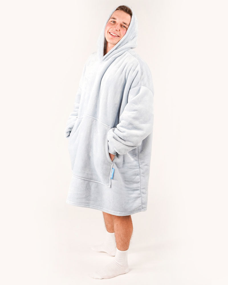 ciepła kocobluza bluza koc Bloozie szara