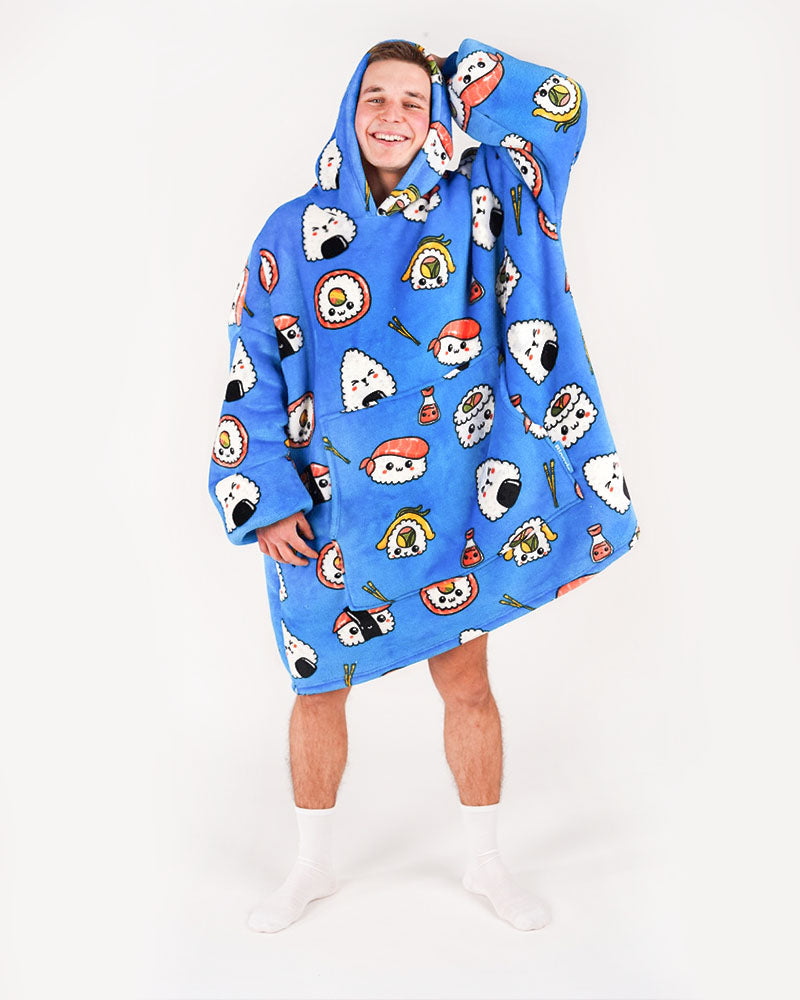 ciepła kocobluza bluza koc Bloozie sushi