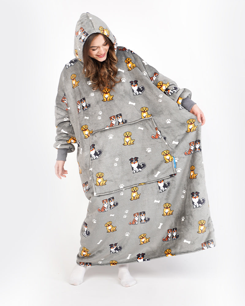 Bloozie LONG Szare pieski