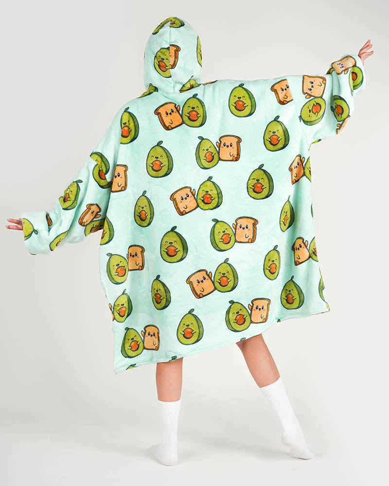 ciepła kocobluza bluza koc Bloozie awokado