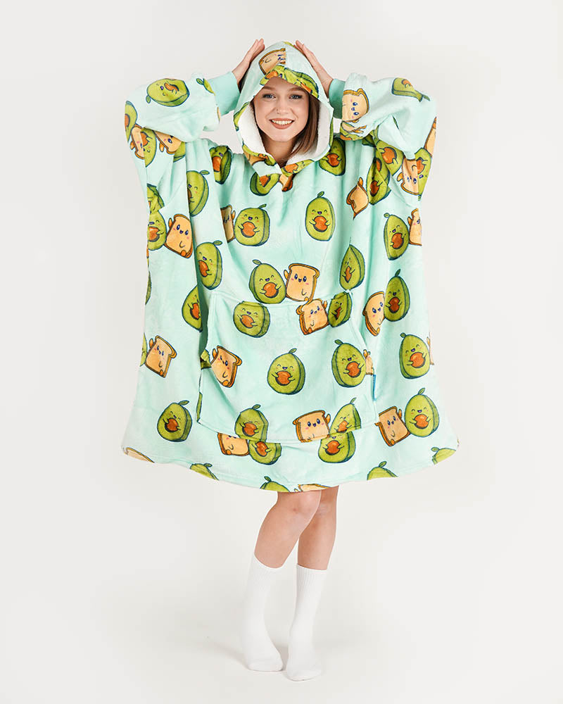 ciepła kocobluza bluza koc Bloozie awokado