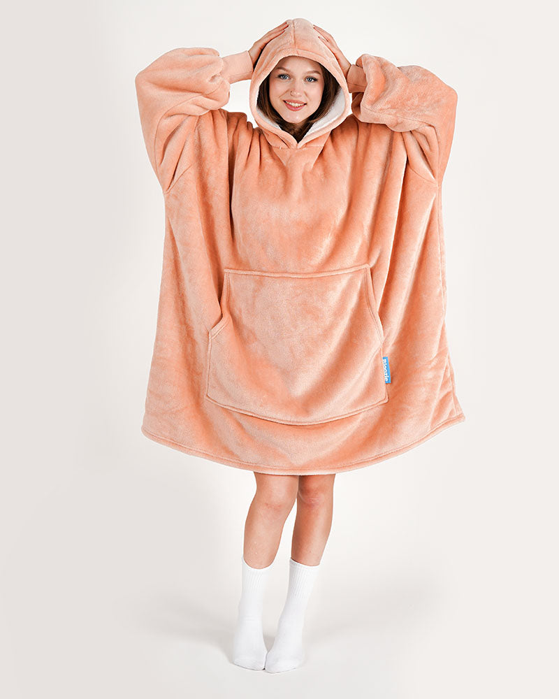 ciepła kocobluza bluza koc Bloozie beżowa