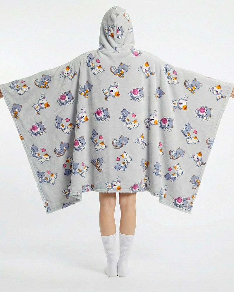 Bloozie Koc z kapturem Sherpa - KOT